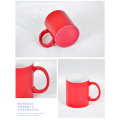 Benutzerdefinierte Logo Keramik Tasse Porzellan farbige Glasur Becher